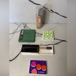 Clinique Makeup Bundle Blush Eyeshadow Lipgloss Foundation New Discontinued